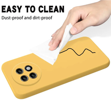For Realme P1 Speed 5G Case Liquid Silicone Phone Back Cover with Hand Strap