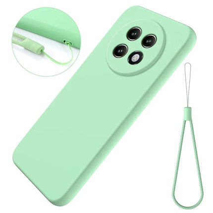 For Realme P1 Speed 5G Case Liquid Silicone Phone Back Cover with Hand Strap
