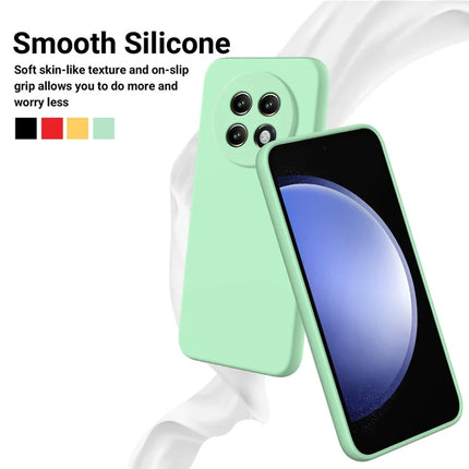 For Realme P1 Speed 5G Case Liquid Silicone Phone Back Cover with Hand Strap