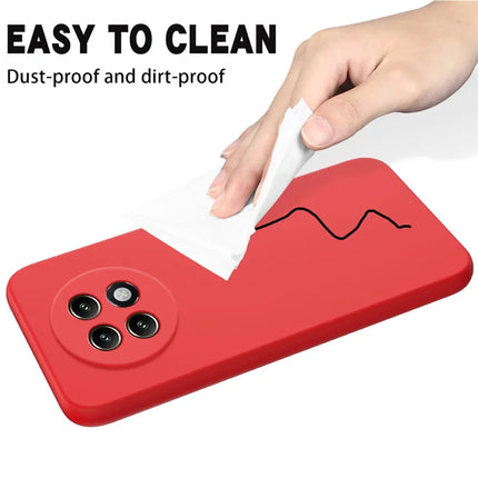 For Realme P1 Speed 5G Case Liquid Silicone Phone Back Cover with Hand Strap