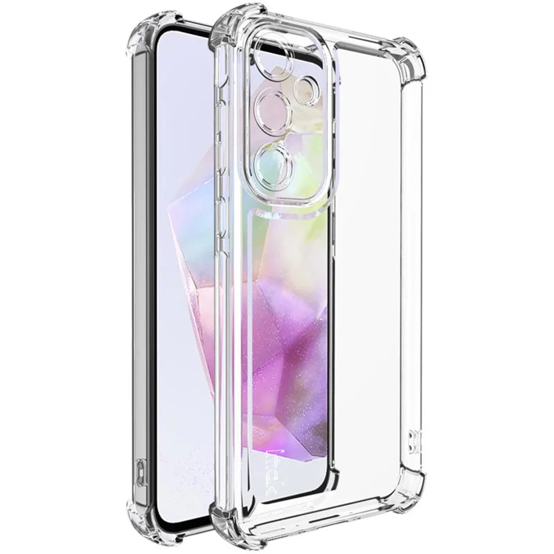 ShopCaseCart Cover Case Samsung Galaxy A35 5G Protective cover Straight Frame Four Corner Impact-resistant Clear TPU Guard