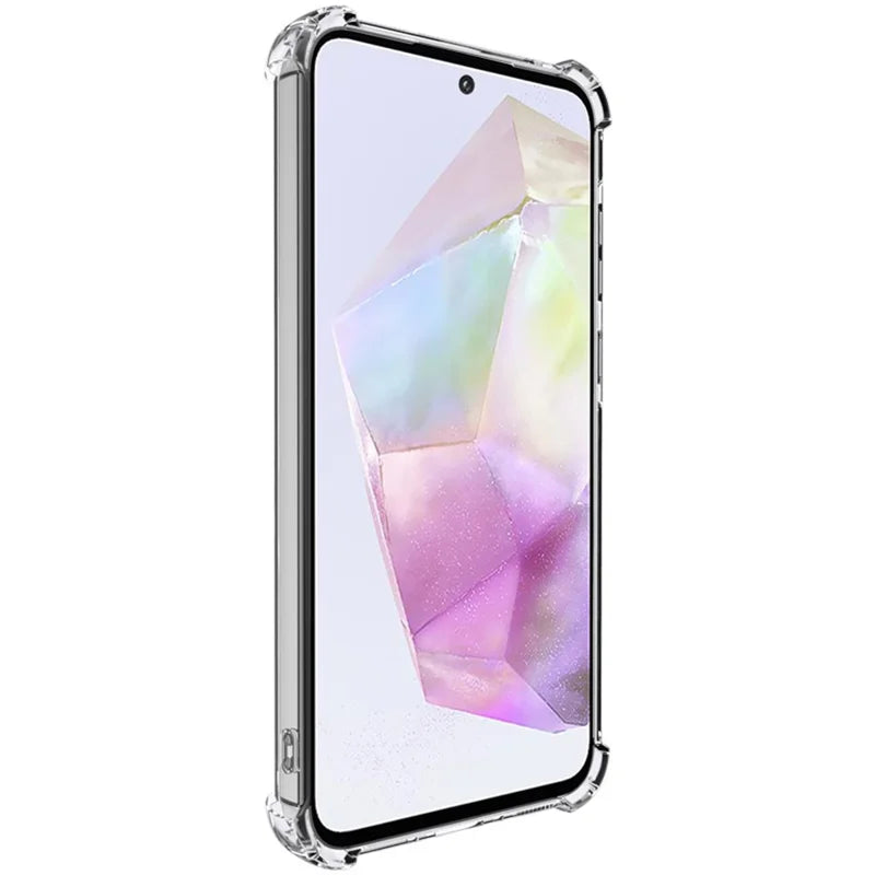 ShopCaseCart Cover Case Samsung Galaxy A35 5G Protective cover Straight Frame Four Corner Impact-resistant Clear TPU Guard