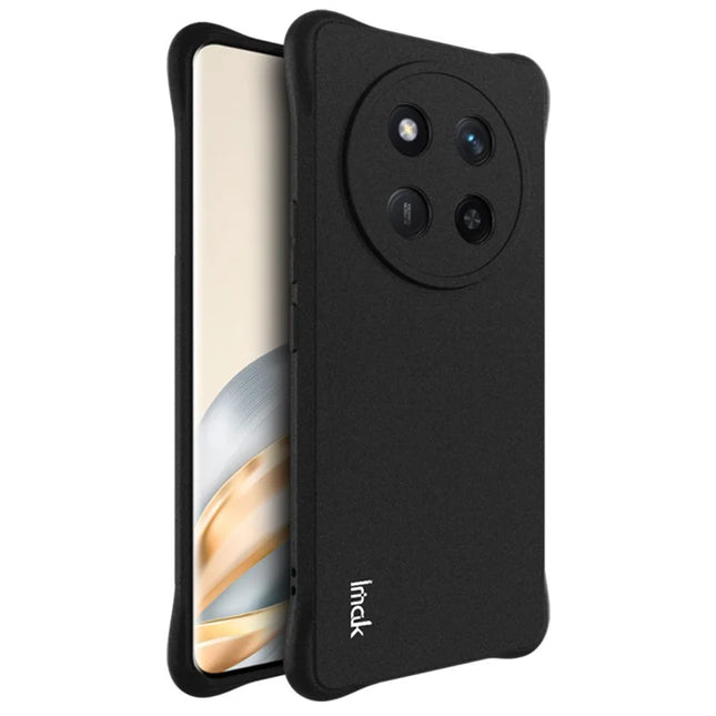 IMAK For Honor Magic7 Lite 5G / X9c 5G / X60 Pro 5G Case TPU Phone Cover Airbag Shockproof Protection - Black