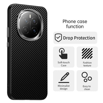 For Honor Magic7 5G Case Hybrid Phone Back Cover Carbon Fiber Texture