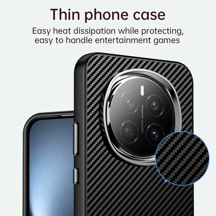 For Honor Magic7 5G Case Hybrid Phone Back Cover Carbon Fiber Texture