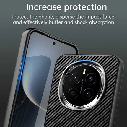 For Honor Magic7 5G Case Hybrid Phone Back Cover Carbon Fiber Texture