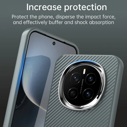 For Honor Magic7 5G Case Hybrid Phone Back Cover Carbon Fiber Texture