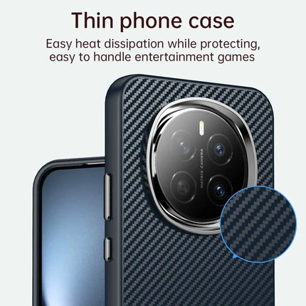 For Honor Magic7 5G Case Hybrid Phone Back Cover Carbon Fiber Texture