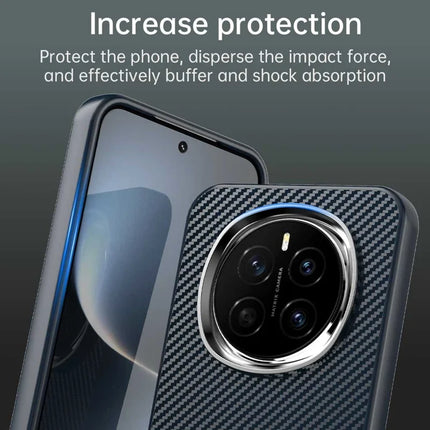 For Honor Magic7 5G Case Hybrid Phone Back Cover Carbon Fiber Texture