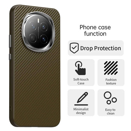 For Honor Magic7 5G Case Hybrid Phone Back Cover Carbon Fiber Texture