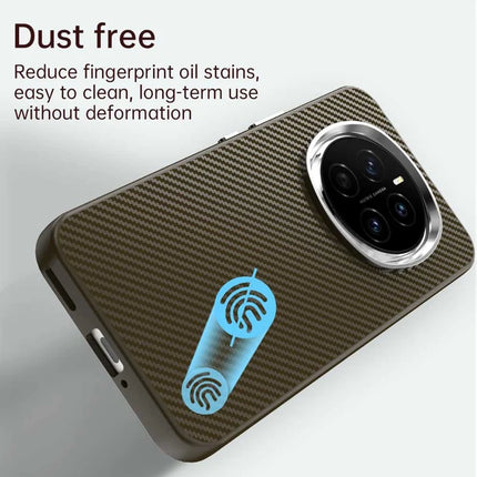 For Honor Magic7 5G Case Hybrid Phone Back Cover Carbon Fiber Texture