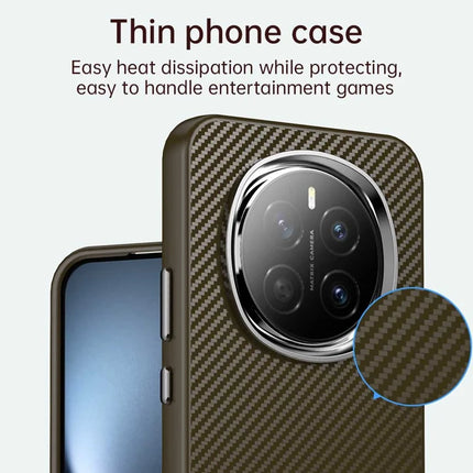 For Honor Magic7 5G Case Hybrid Phone Back Cover Carbon Fiber Texture