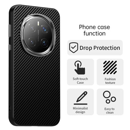 For Honor Magic7 Pro 5G Case Hybrid Phone Back Cover Carbon Fiber Texture