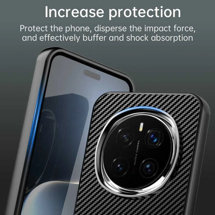 For Honor Magic7 Pro 5G Case Hybrid Phone Back Cover Carbon Fiber Texture