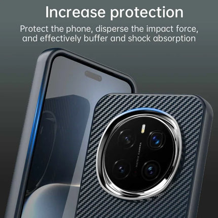 For Honor Magic7 Pro 5G Case Hybrid Phone Back Cover Carbon Fiber Texture