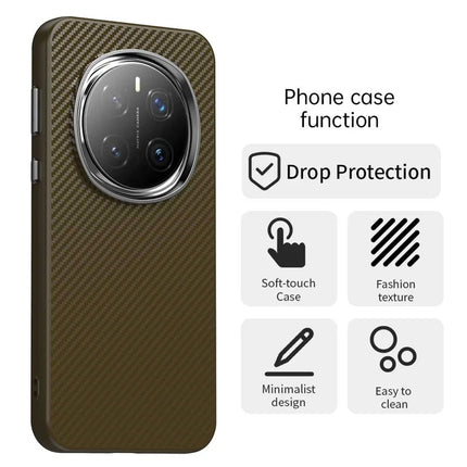 For Honor Magic7 Pro 5G Case Hybrid Phone Back Cover Carbon Fiber Texture