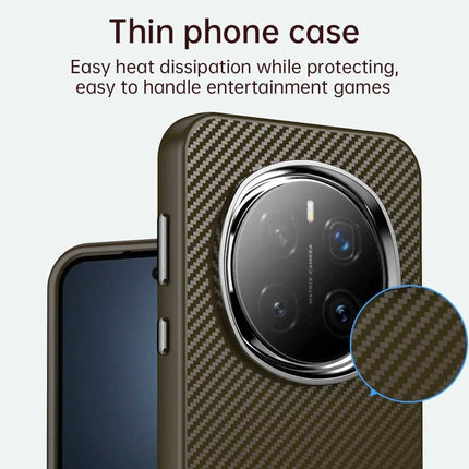 For Honor Magic7 Pro 5G Case Hybrid Phone Back Cover Carbon Fiber Texture