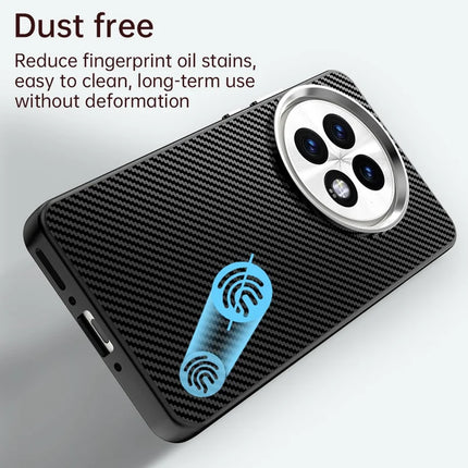 For OnePlus 13 Case Hybrid Phone Back Cover Carbon Fiber Texture