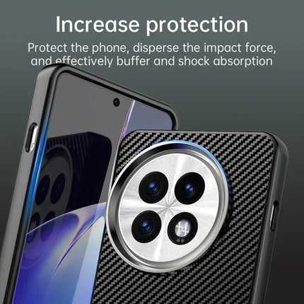 For OnePlus 13 Case Hybrid Phone Back Cover Carbon Fiber Texture