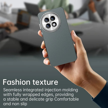 For OnePlus 13 Case Hybrid Phone Back Cover Carbon Fiber Texture