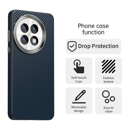 For OnePlus 13 Case Hybrid Phone Back Cover Carbon Fiber Texture