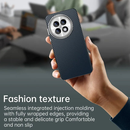 For OnePlus 13 Case Hybrid Phone Back Cover Carbon Fiber Texture