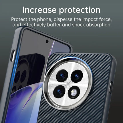 For OnePlus 13 Case Hybrid Phone Back Cover Carbon Fiber Texture