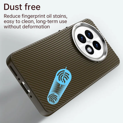 For OnePlus 13 Case Hybrid Phone Back Cover Carbon Fiber Texture