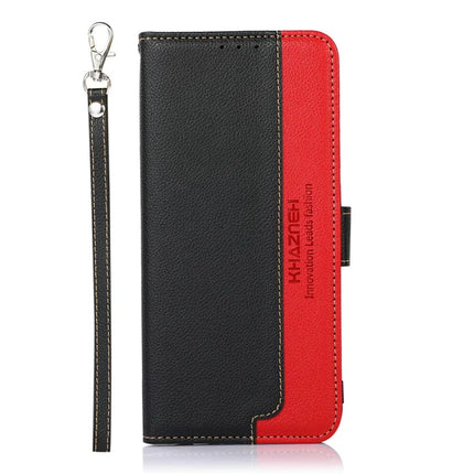 KHAZNEH For Motorola Moto G15 4G Case RFID Blocking Wallet PU Leather Phone Cover