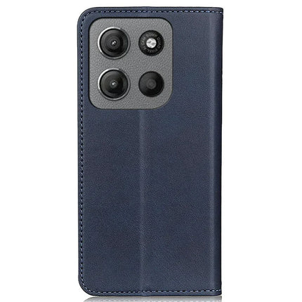 For Motorola Moto G15 4G Case Split Leather Flip Wallet Phone Cover