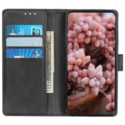 For Motorola Moto G15 4G Stand Wallet Case Cowhide Texture Leather Phone Cover