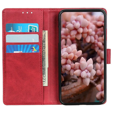 For Motorola Moto G15 4G Stand Wallet Case Cowhide Texture Leather Phone Cover