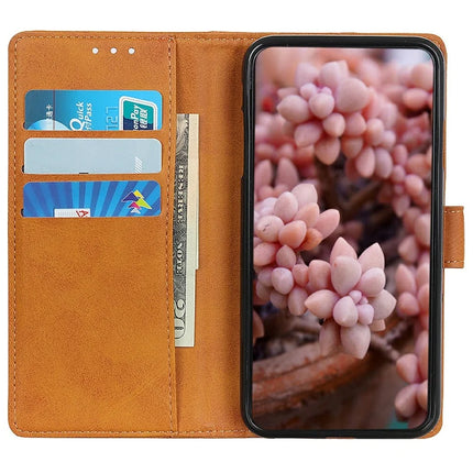 For Motorola Moto G15 4G Stand Wallet Case Cowhide Texture Leather Phone Cover