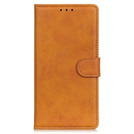 For Motorola Moto G15 4G Stand Wallet Case Cowhide Texture Leather Phone Cover