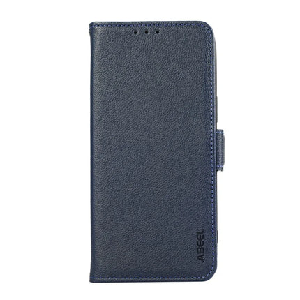 ABEEL For Motorola Moto G15 4G Case Litchi Texture Leather RFID Blocking Phone Cover