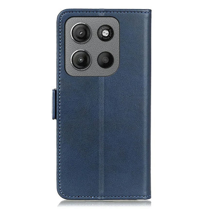 For Motorola Moto G15 4G  /  G05 4G Case Stand Cowhide Texture PU Leather Phone Cover