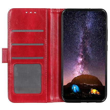 For Motorola Moto G15 4G  /  G05 4G Case Crazy Horse Texture PU Leather Phone Stand Cover