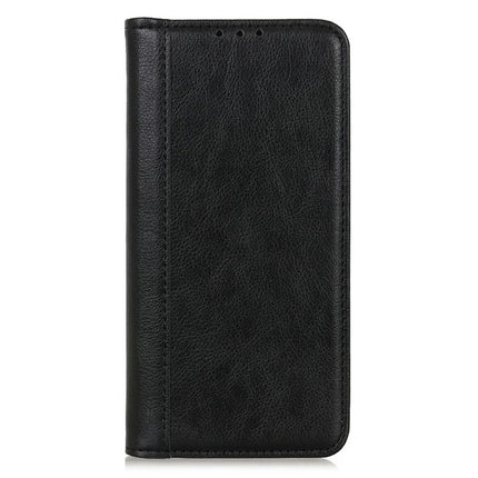 For Motorola Moto G15 4G  /  G05 4G Stand Case Split Leather Litchi Texture Wallet Phone Cover