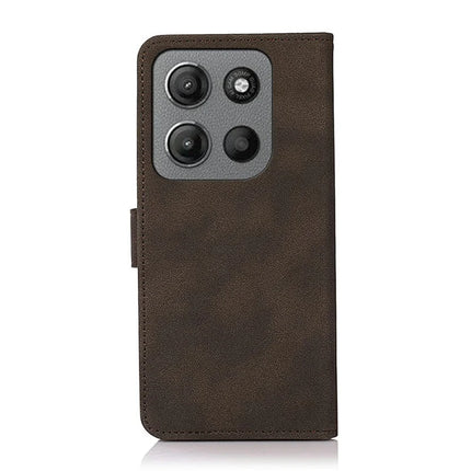 KHAZNEH For Motorola Moto G15 4G  /  G05 4G Stand Case PU Leather Wallet Phone Cover