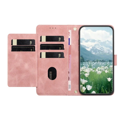 For Motorola Edge (2024) 5G Tulip Leather Case Phone Cover with 5 Card Slots Wallet