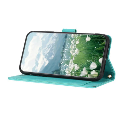 For Motorola Edge (2024) 5G Tulip Leather Case Phone Cover with 5 Card Slots Wallet