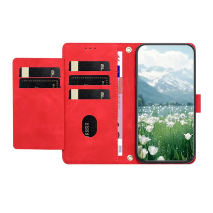 For Motorola Edge (2024) 5G Tulip Leather Case Phone Cover with 5 Card Slots Wallet