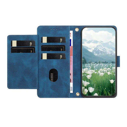 For Motorola Edge (2024) 5G Tulip Leather Case Phone Cover with 5 Card Slots Wallet