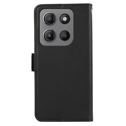ABEEL For Motorola Moto G15 4G Case Leather Phone Cover with RFID Blocking Wallet