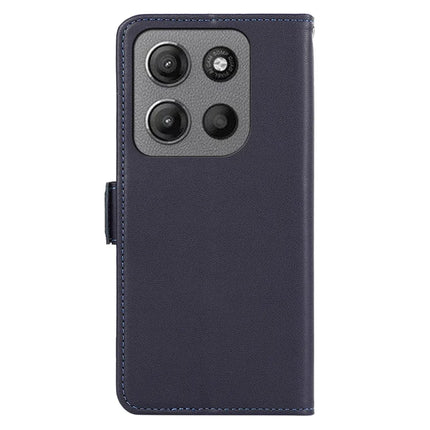 ABEEL For Motorola Moto G15 4G Case Leather Phone Cover with RFID Blocking Wallet