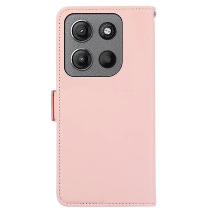 ABEEL For Motorola Moto G15 4G Case Leather Phone Cover with RFID Blocking Wallet