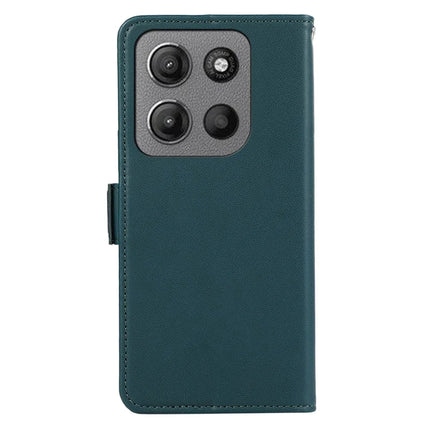 ABEEL For Motorola Moto G15 4G Case Leather Phone Cover with RFID Blocking Wallet