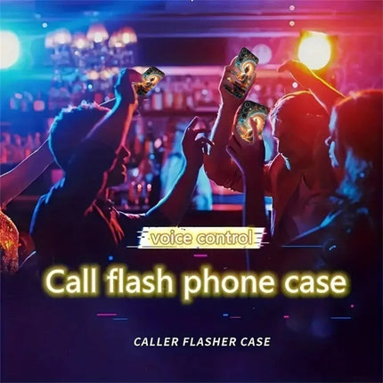 For Samsung Galaxy A56 5G Case Call Flash Series Pattern Printing Tempered Glass + TPU Combo Phone Case