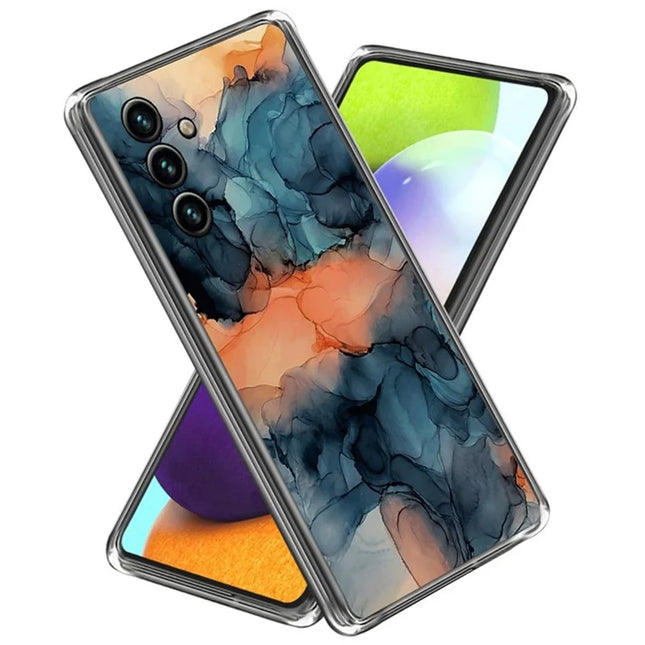 For Samsung Galaxy A16 5G  /  4G Case Abstract Marble Pattern Printing TPU Phone Cover - Style A