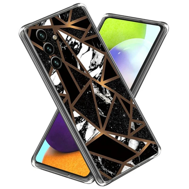 For Samsung Galaxy A16 5G  /  4G Case Abstract Marble Pattern Printing TPU Phone Cover - Style B